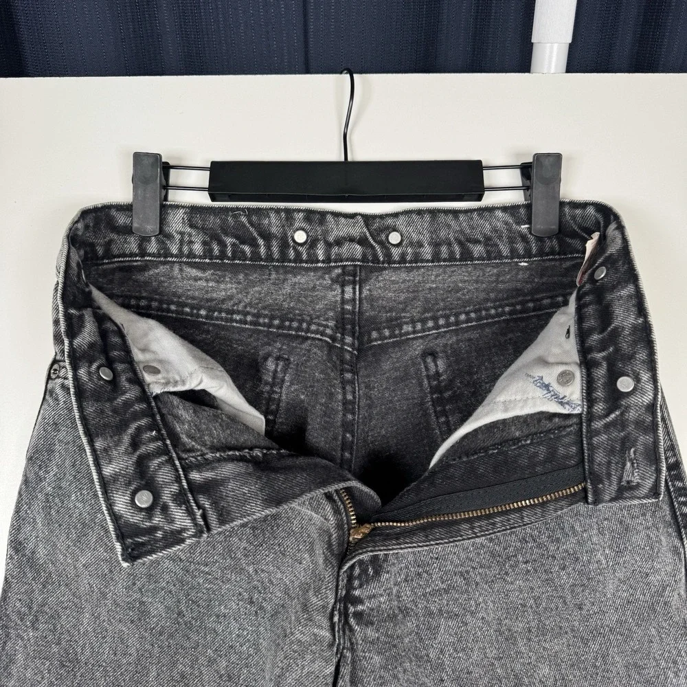 Vintage 90s LEVI'S Student Black Acid Wash Jeans 30x30 (Fits 28x29)